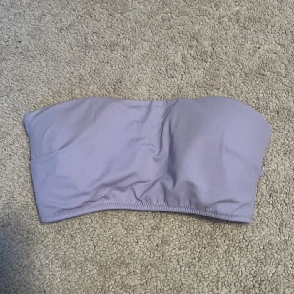 Victoria’s Secret purple bandeau bikini top